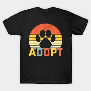 Rainbow Adopt A Dog T-Shirt